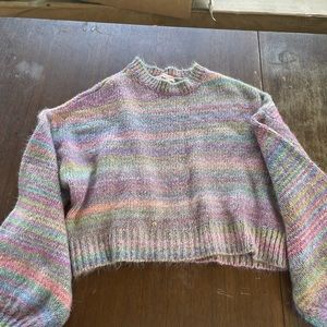 Urban outfitters rainbow wool sweater